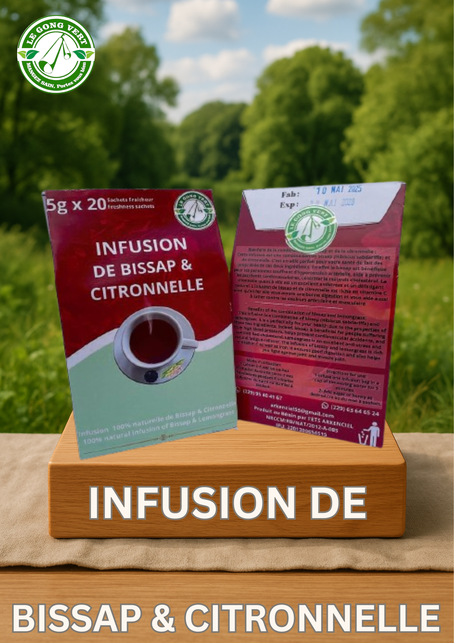 Infusion de Bissap & Citronnelle