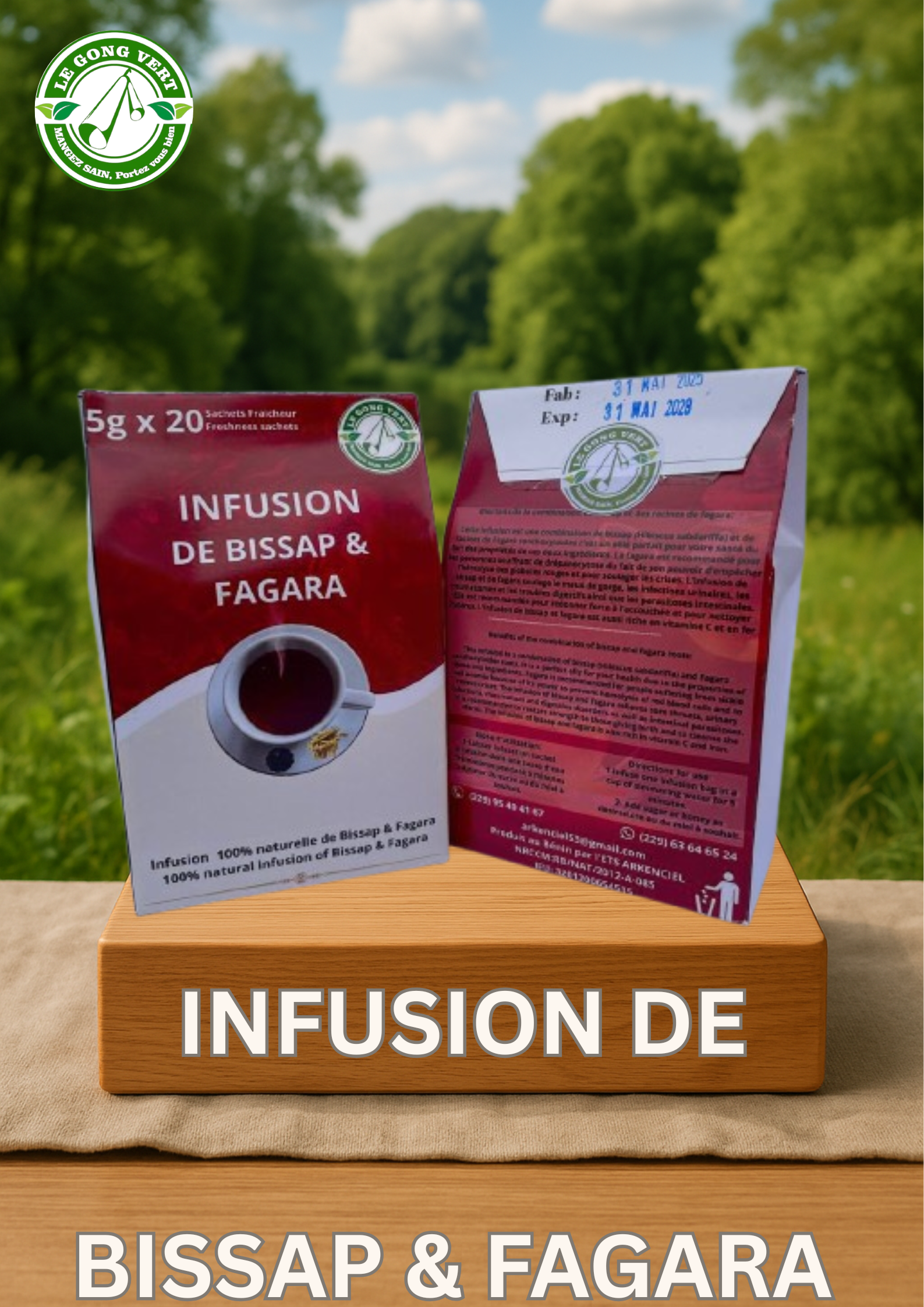 Infusion de Bissap & Fagara