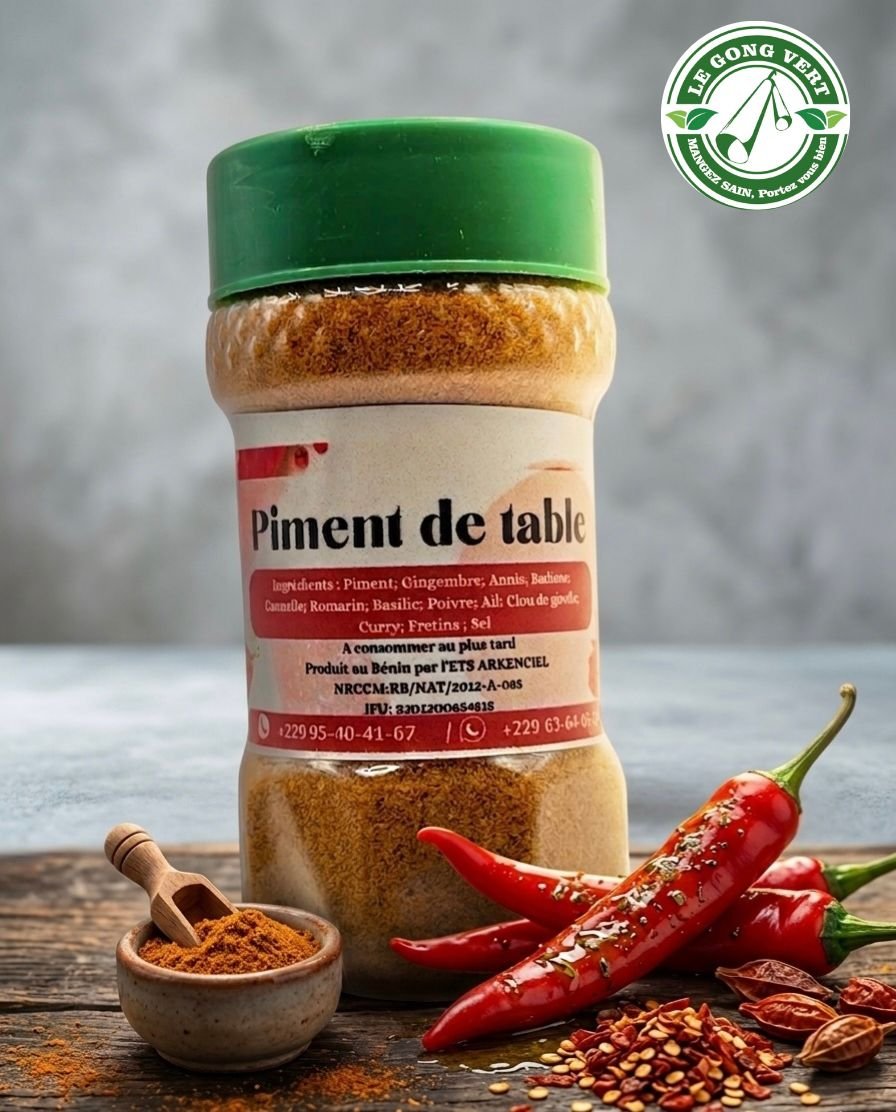 Piment de Table – Épice Naturelle Le Gong Vert